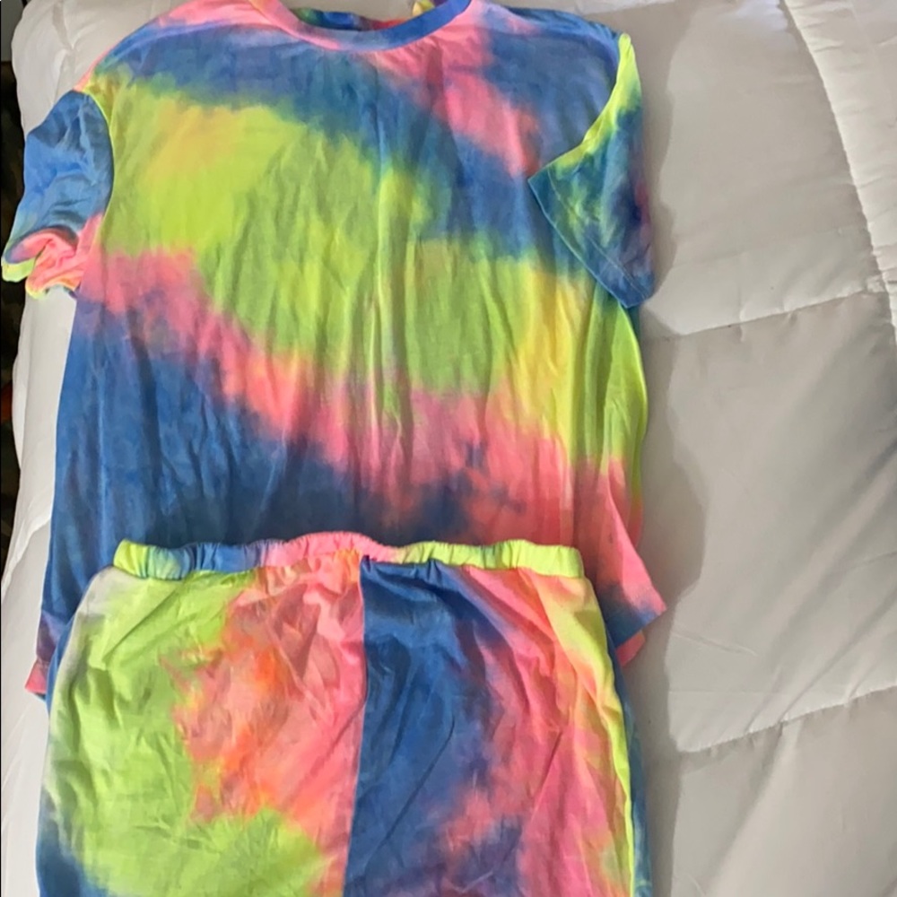 Maternity Tie Dye Short Set